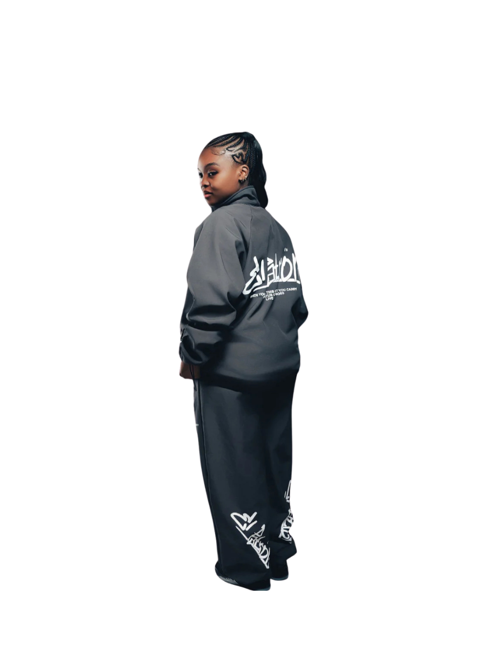 El Patron Big Boss oversized roadman tracksuit. men and women at unseen grail. local streetwear brands south africa. 158