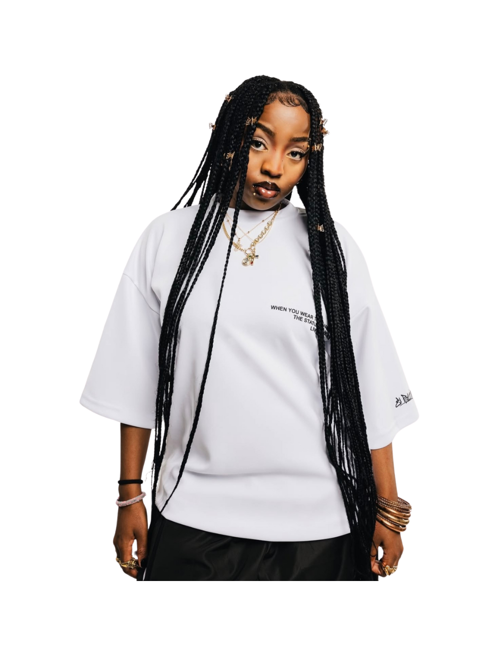 El Patron Big Boss oversized t shirt. men and women at unseen grail. local streetwear brands south africa. 109