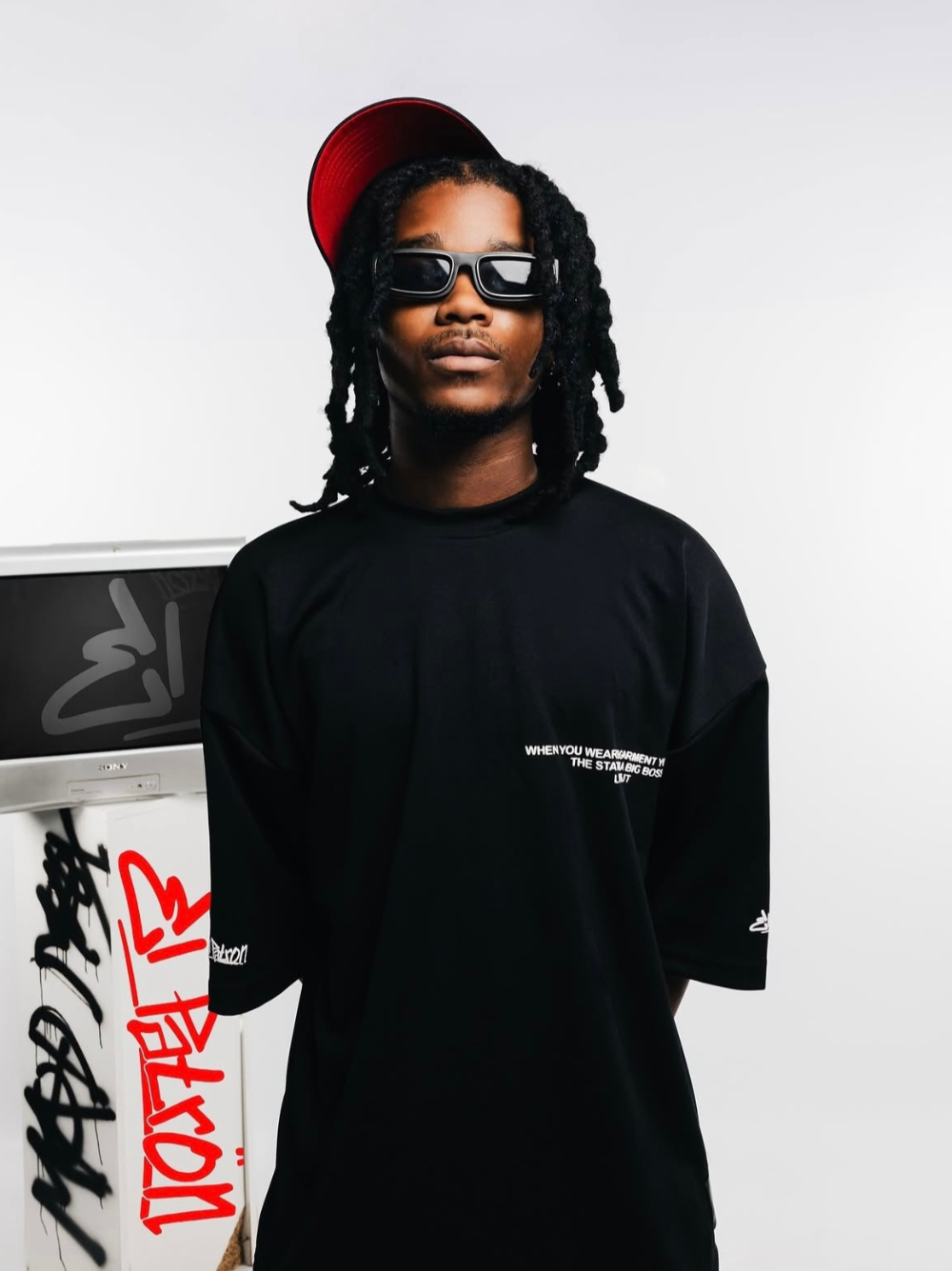 El Patron Big Boss oversized t shirt. men and women at unseen grail. local streetwear brands south africa. 116