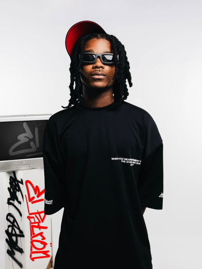 El Patron Big Boss oversized t shirt. men and women at unseen grail. local streetwear brands south africa. 116