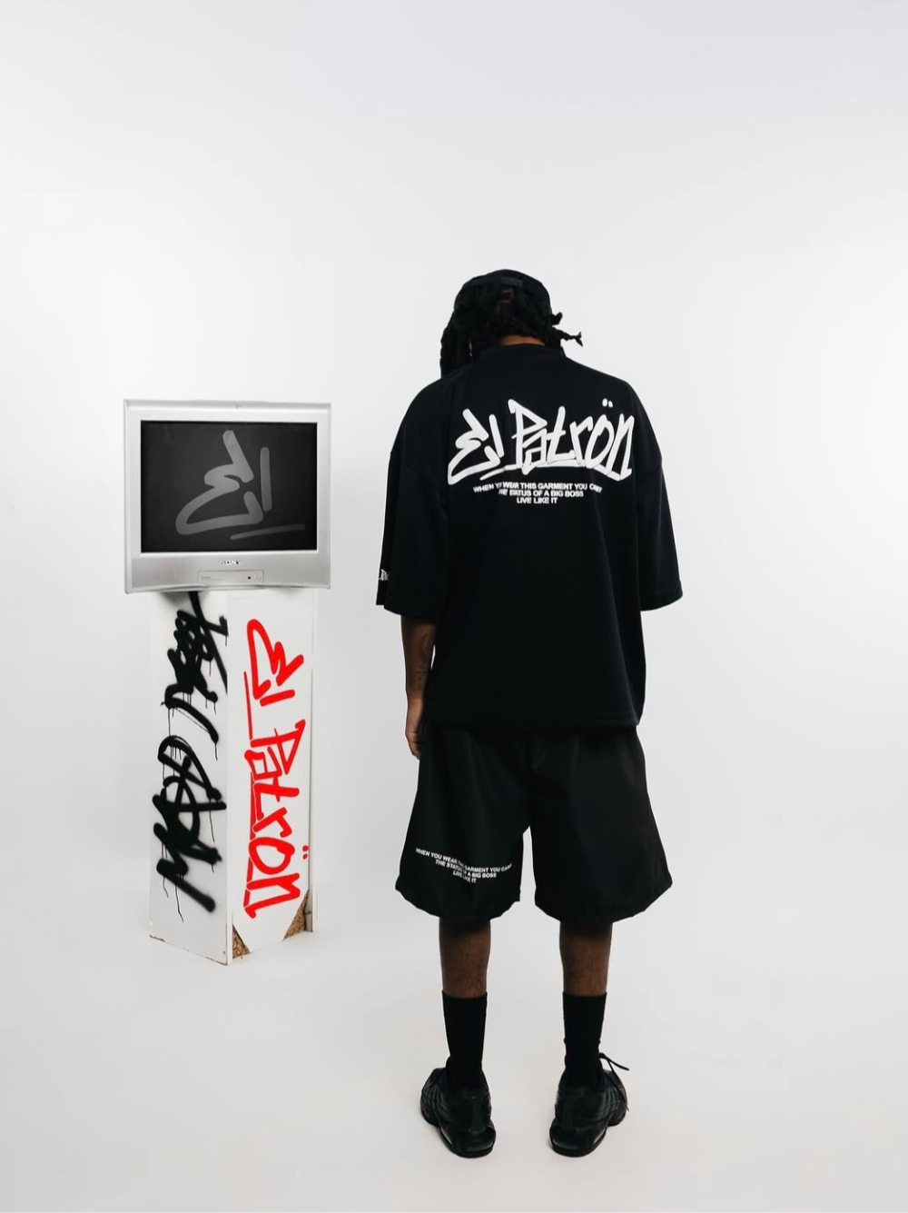 El Patron Big Boss oversized t shirt. men and women at unseen grail. local streetwear brands south africa. 117