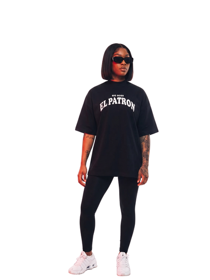 El Patron Big Boss oversized t shirt. men and women at unseen grail. local streetwear brands south africa. 127