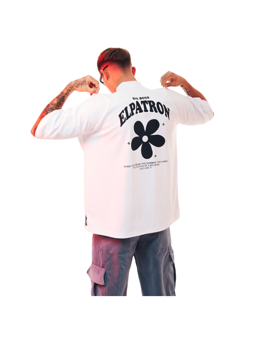 El Patron Big Boss oversized t shirt. men and women at unseen grail. local streetwear brands south africa. 131