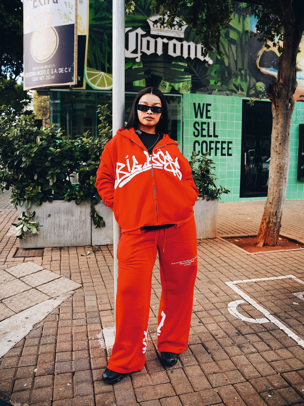 El Patron Big Boss oversized tracksuit. men and women at unseen grail. local streetwear brands south africa. 140
