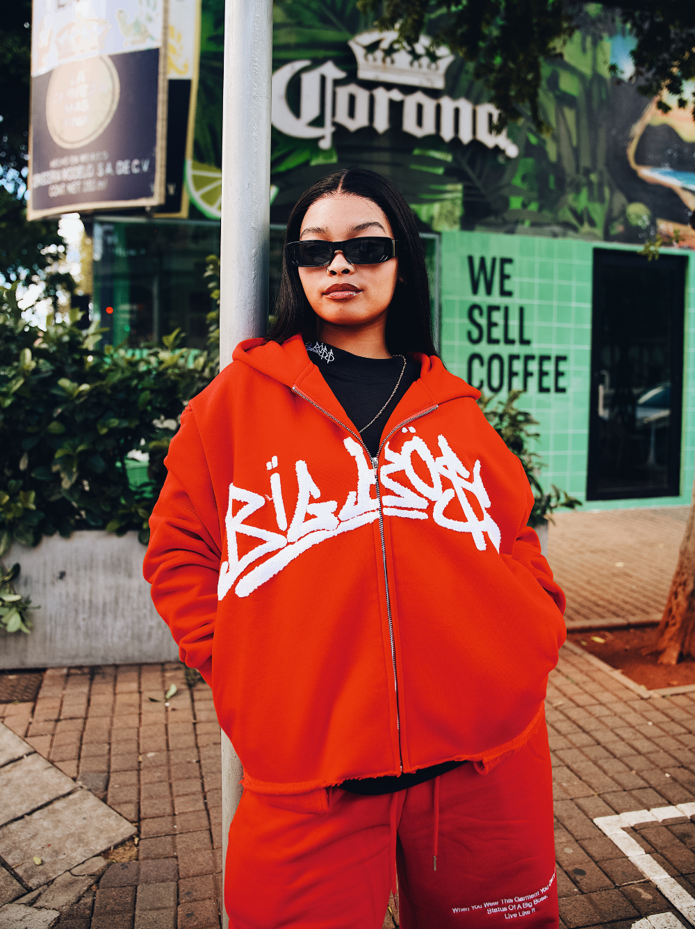 El Patron Big Boss oversized tracksuit. men and women at unseen grail. local streetwear brands south africa. 141