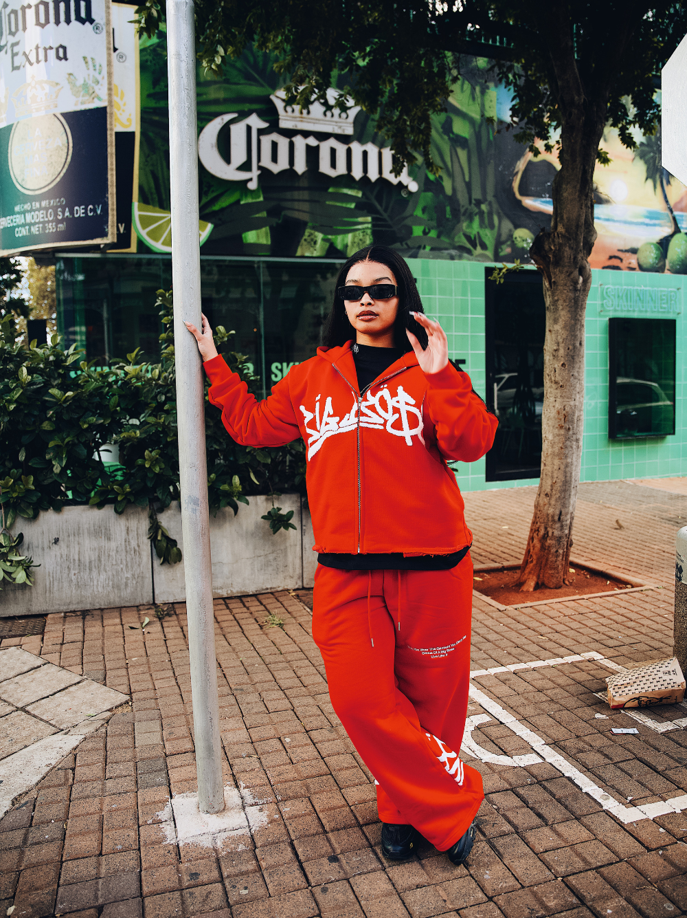 El Patron Big Boss oversized tracksuit. men and women at unseen grail. local streetwear brands south africa. 143