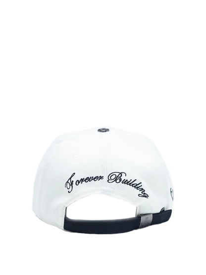 Empire adjustable cap  at unseen grail. local brands south africa. streetwear. men and women. studio image cream cap back