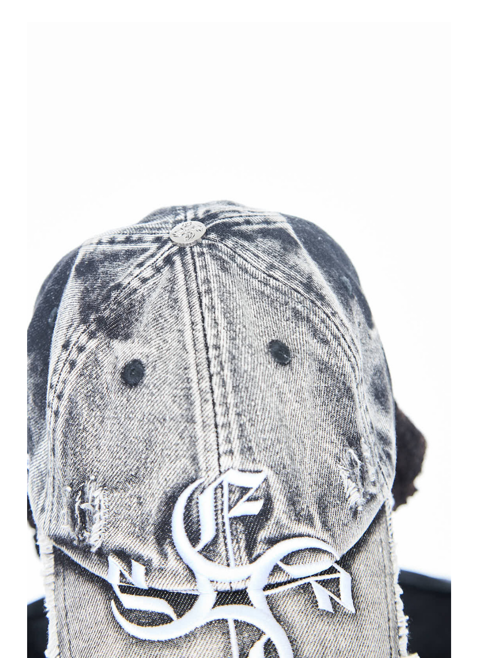 Empire adjustable cap black at unseen grail. local brands south africa. streetwear. men and women. studio image close up front