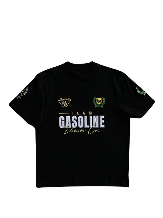 Gasoline_black_t-shirt_at_unseen_grail._local_brands_south_africa._streetwear._men_and_women.galxboy_bantu._front_shot_flat lay