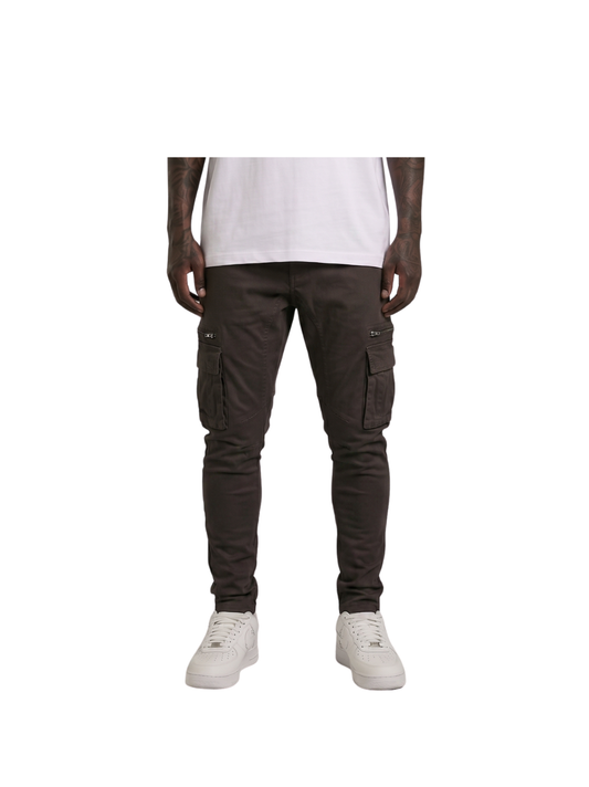 Gasoline_olive brown_jeans_at_unseen_grail._local_brands_south_africa._streetwear._men_and_women.galxboy_bantu._Male_model_front_shot_close_up