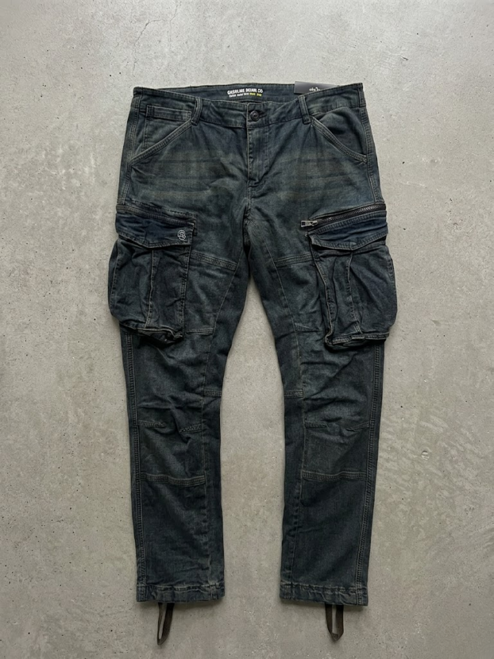 Gasoline_skinny_jeans_at_unseen_grail._local_brands_south_africa._streetwear._men_and_women.galxboy_bantu._Male_model_front_shot_flat_lay 