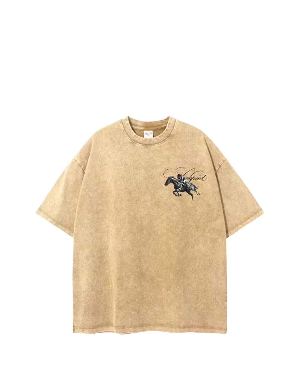 Godspeed cream oversized graphic t shirt at unseen grail. local brands south africa. streetwear. men and women. studio image front. galxboy, bantu, nike