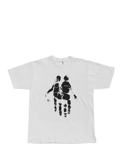 Godspeed white oversized graphic t shirt at unseen grail. local brands south africa. streetwear. men and women. studio image. galxboy, bantu, el patron, drip