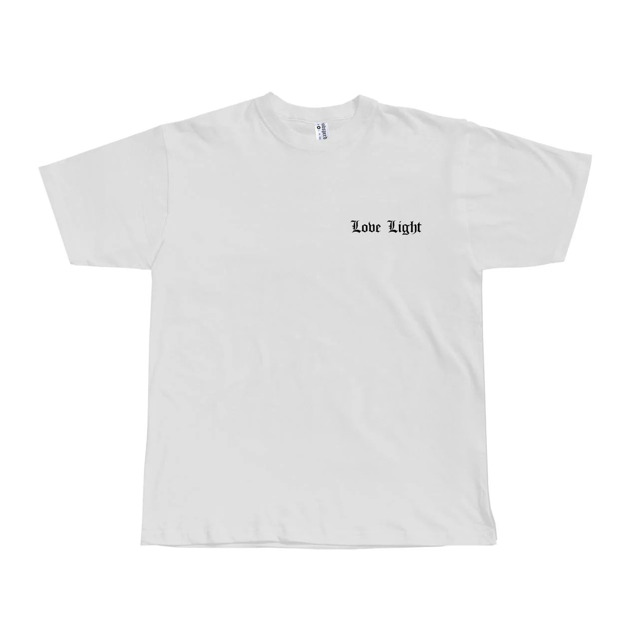 Godspeed white oversized graphic t shirt at unseen grail. local brands south africa. streetwear. men and women. studio image front. galxboy, bantu, boys of soweto