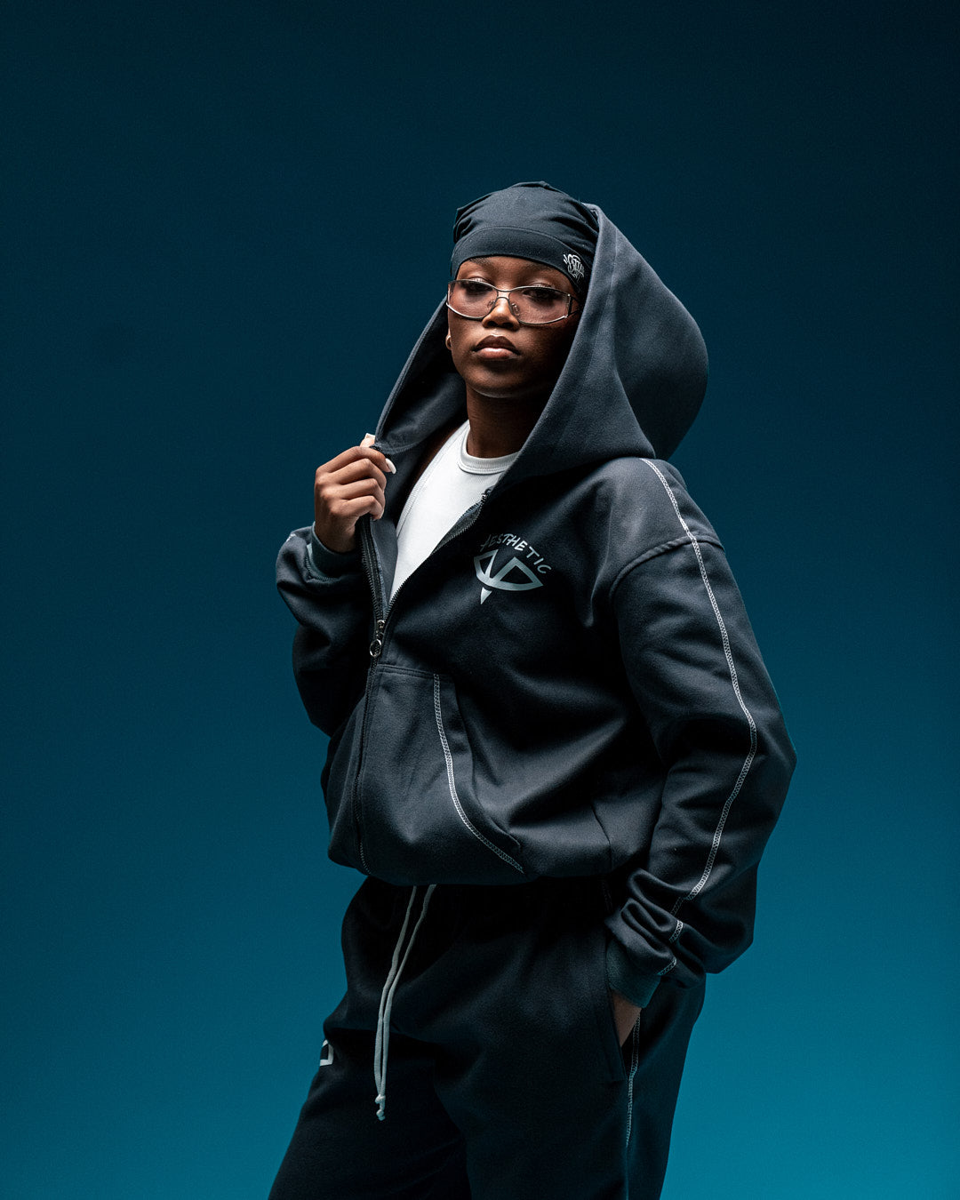 Aesthetic Visionary Grey Tracksuit