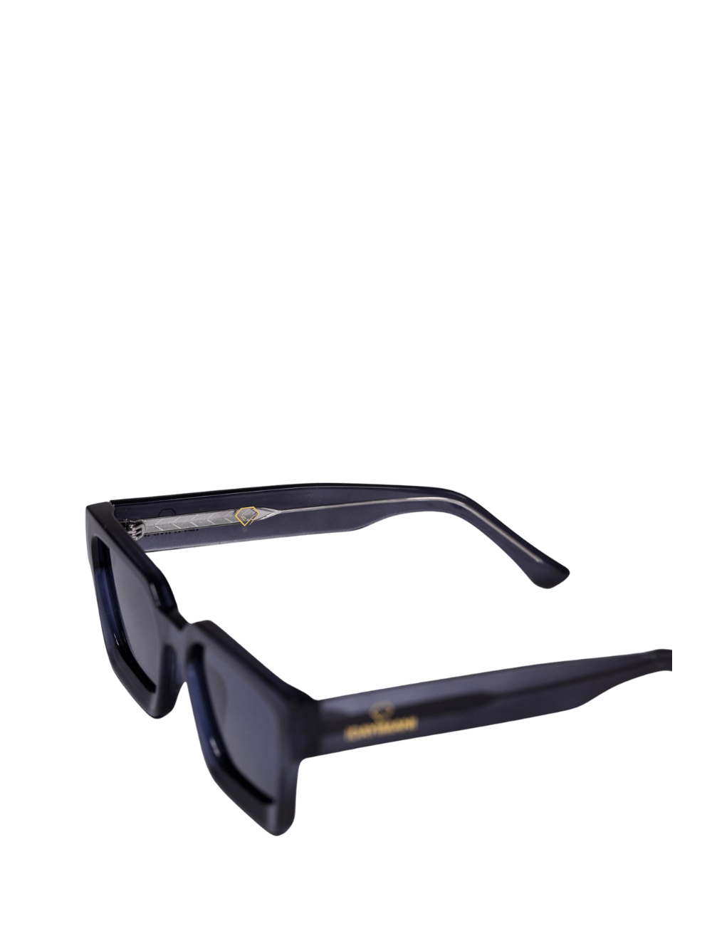 Idayimani _blue sunglasses_at_unseen_grail._local_brands_south_africa._streetwear._men_and_women.galxboy_bantu._Side view studio shoot