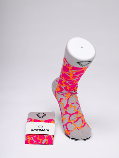 Idayimani _pink socks_at_unseen_grail._local_brands_south_africa._streetwear._men_and_women.galxboy_bantu._side shoot studio close up