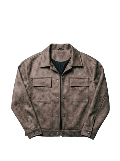Insnidy men leather jacket at unseen grail. local brands south africa. oversized jacket. streetwear. men and women.