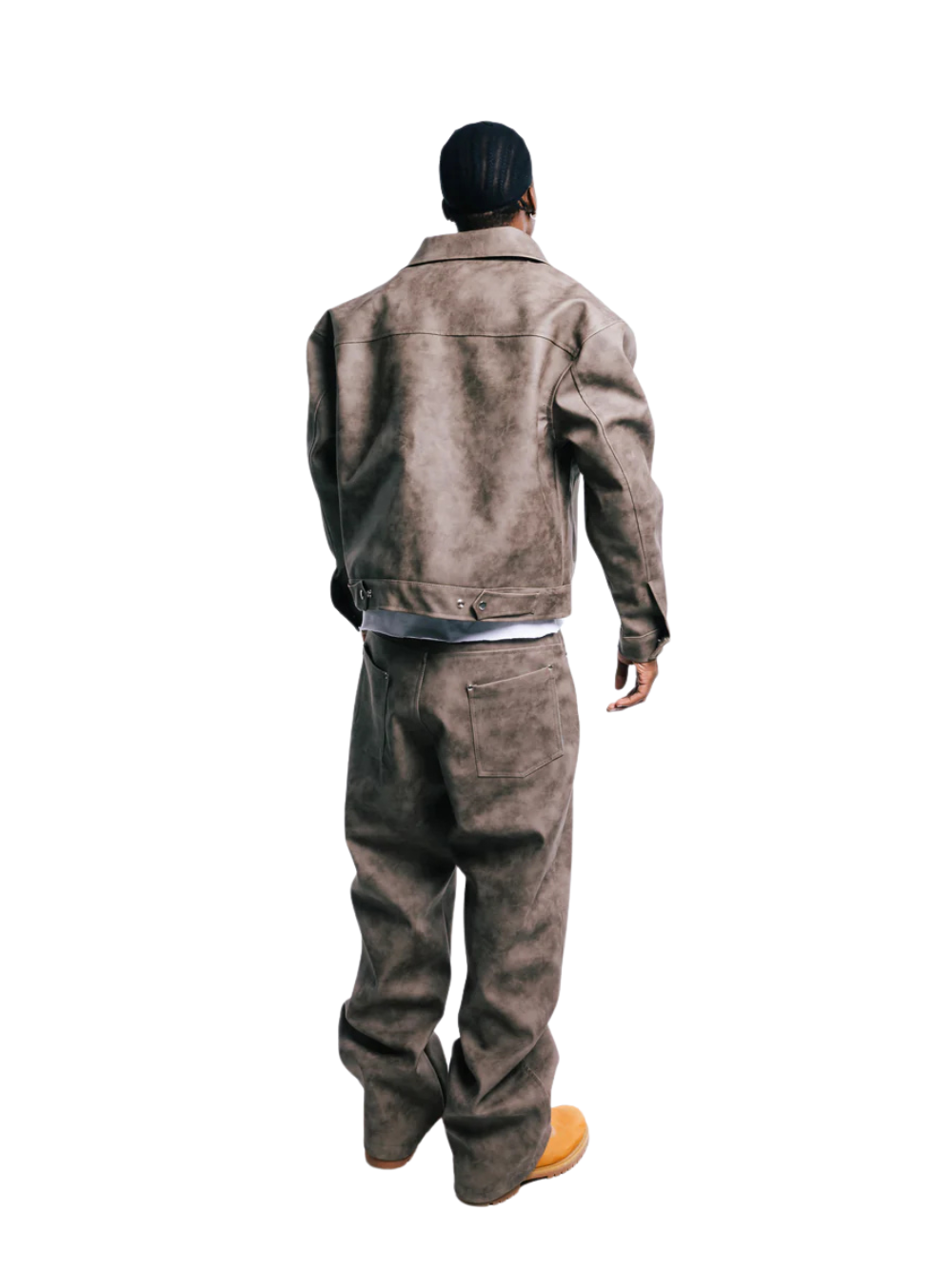 Insnidy men leather jacket at unseen grail. local brands south africa. oversized jacket. streetwear. men and women.