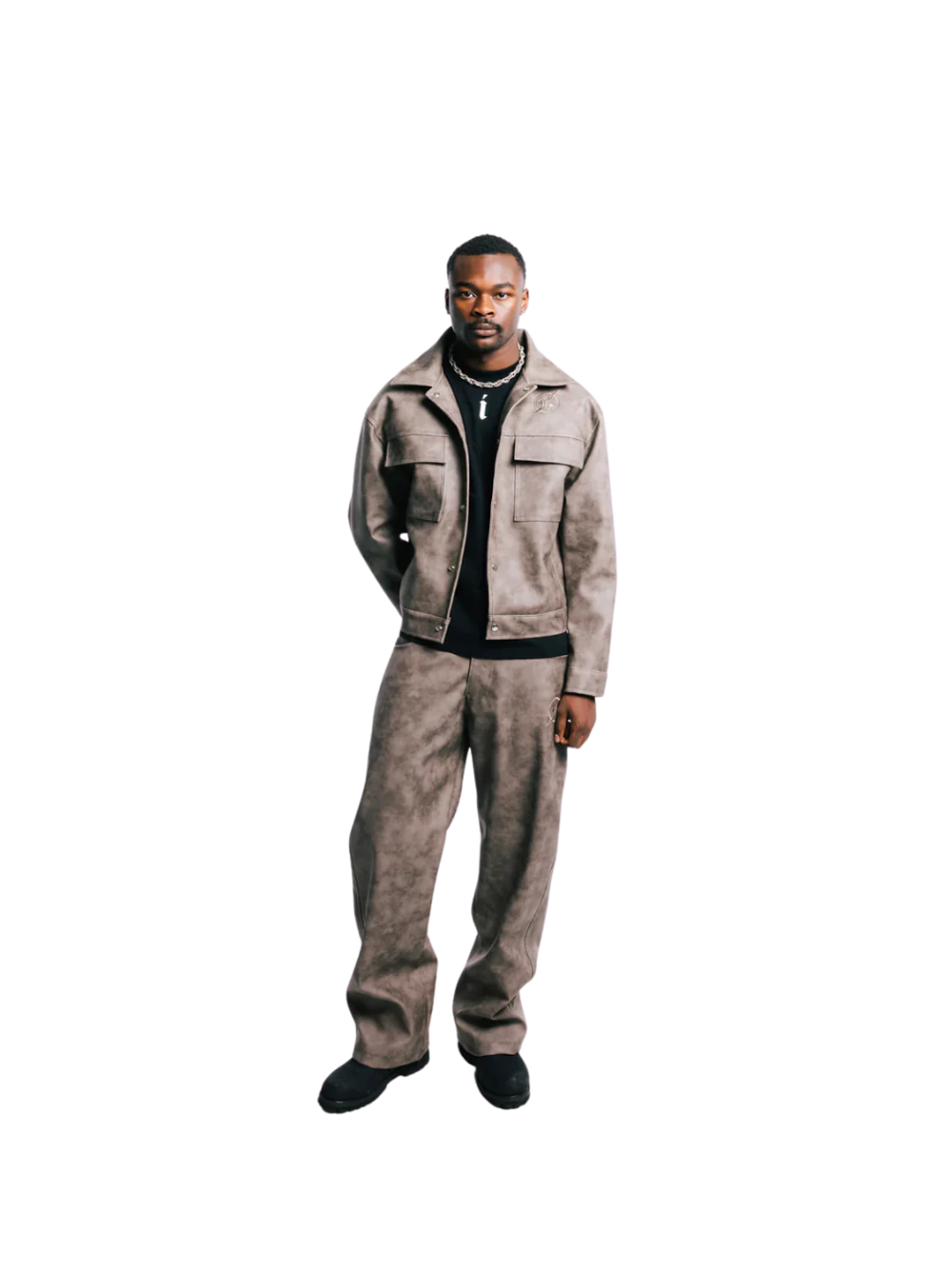 Insnidy men set at unseen grail. local brands south africa. leather. streetwear. men and women.