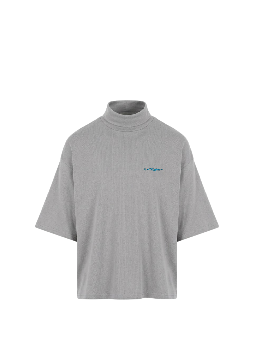 Kai Eleven grey oversized graphic t shirt at unseen grail. local brands south africa. streetwear. men and women. mock up flatlay front view