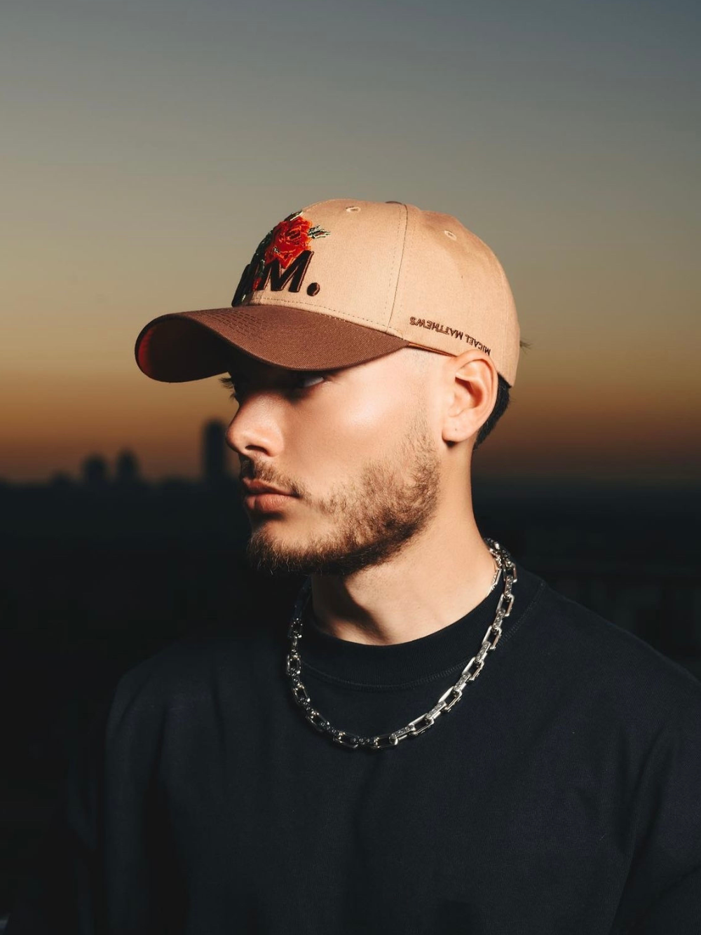 Micael Matthews Brown Rose Cap