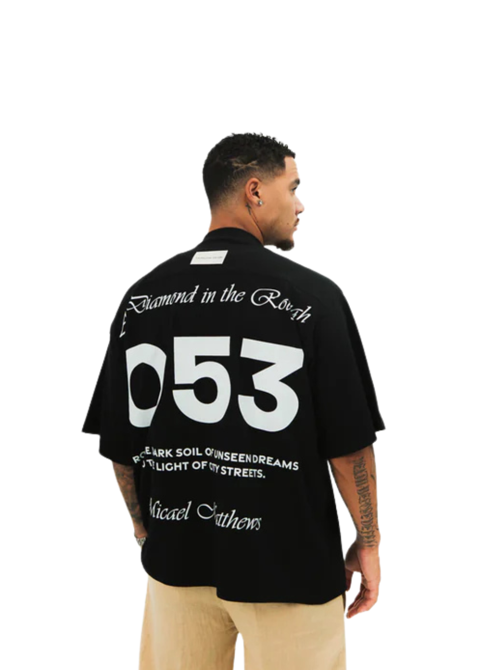 Micael Matthews t-shirt unseen grail oversized t-shirt. local brands south africa. streetwear. men and women.