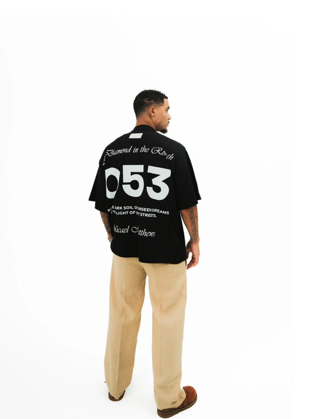 Micael Matthews t-shirt unseen grail oversized t-shirt. local brands south africa. streetwear. men and women.