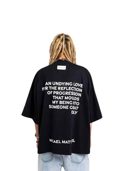Micael Matthews t-shirt unseen grail oversized t-shirt. local brands south africa. streetwear. men and women.