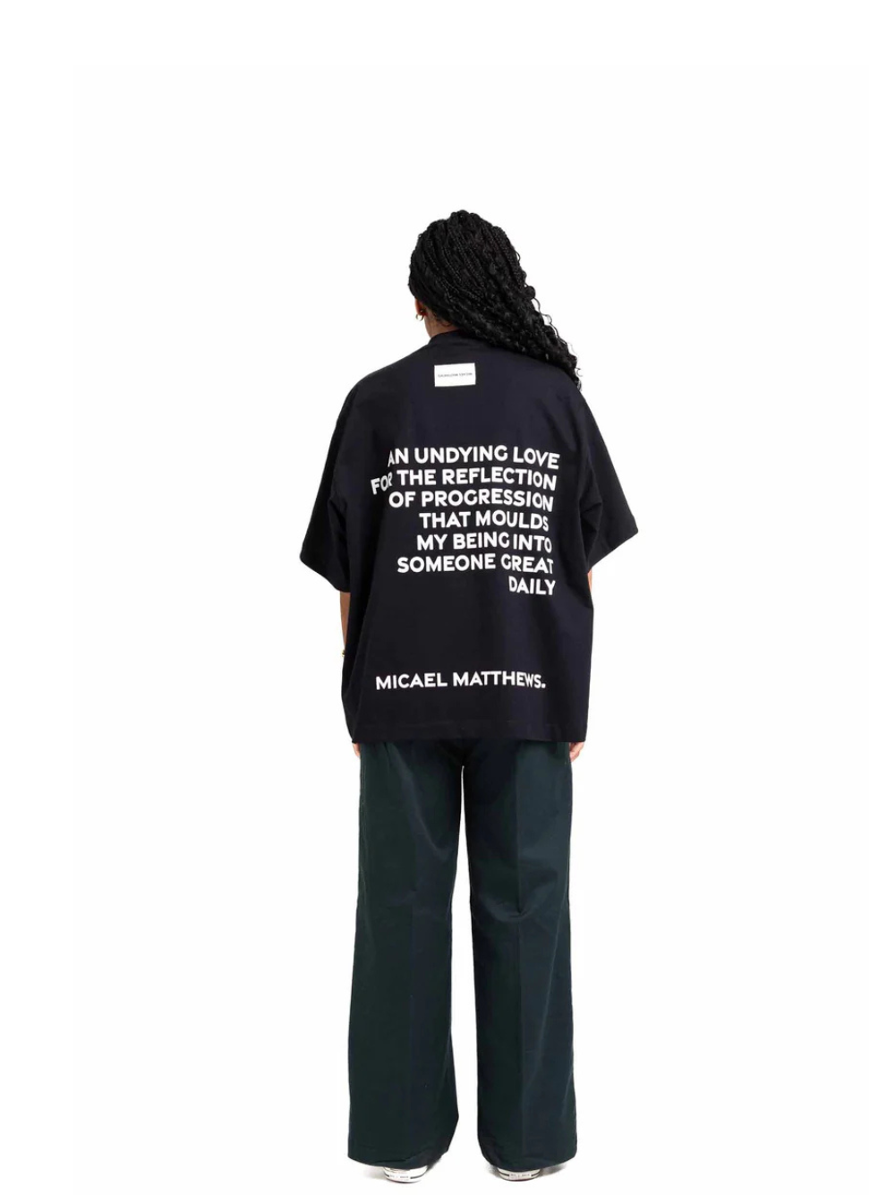 Micael Matthews t-shirt unseen grail oversized t-shirt. local brands south africa. streetwear. men and women.