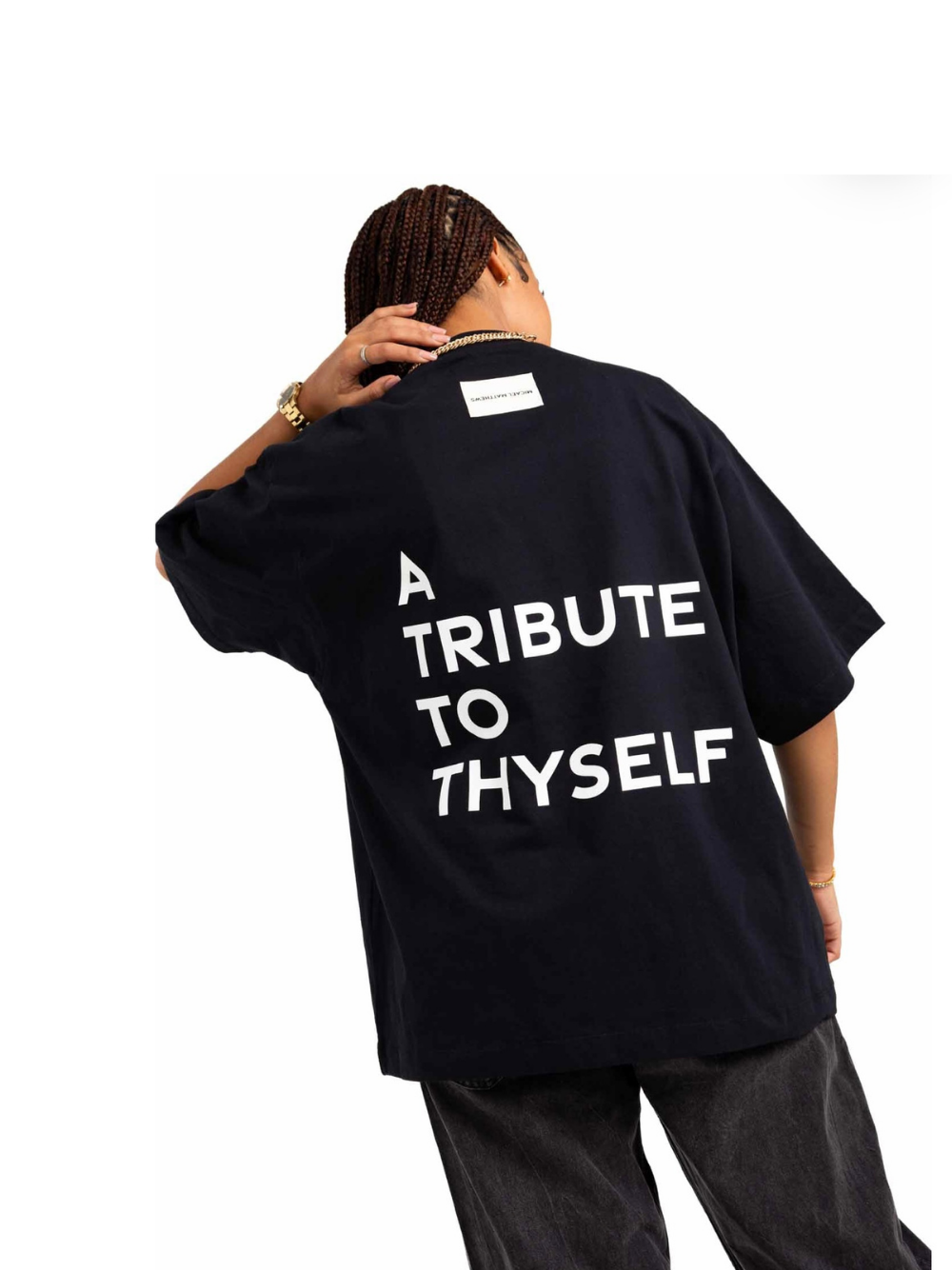 Micael Matthews t-shirt unseen grail oversized t-shirt. local brands south africa. streetwear. men and women.