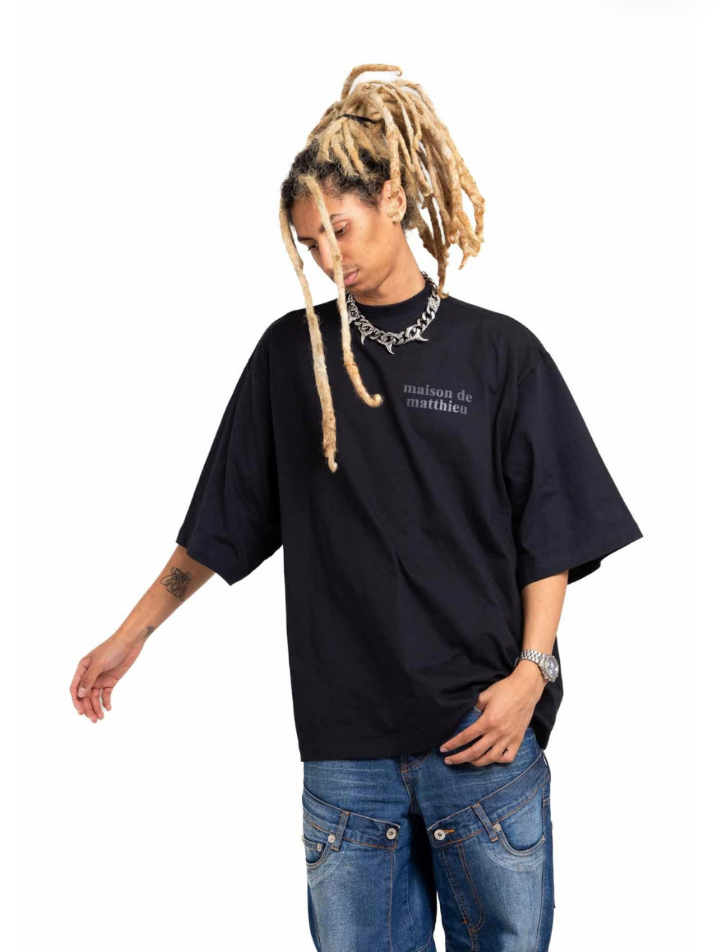 Micael Matthews t-shirt unseen grail oversized t-shirt. local brands south africa. streetwear. men and women.