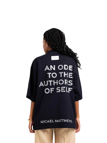 Micael Matthews t-shirt unseen grail oversized t-shirt. local brands south africa. streetwear. men and women.