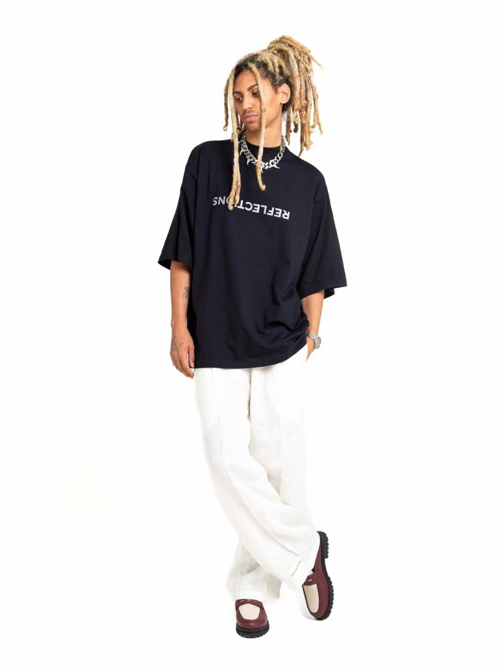 Micael Matthews t-shirt unseen grail oversized t-shirt. local brands south africa. streetwear. men and women.