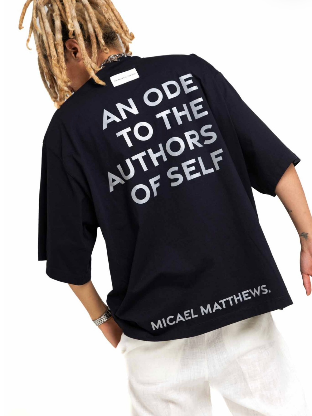 Micael Matthews t-shirt unseen grail oversized t-shirt. local brands south africa. streetwear. men and women.