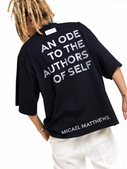 Micael Matthews t-shirt unseen grail oversized t-shirt. local brands south africa. streetwear. men and women.