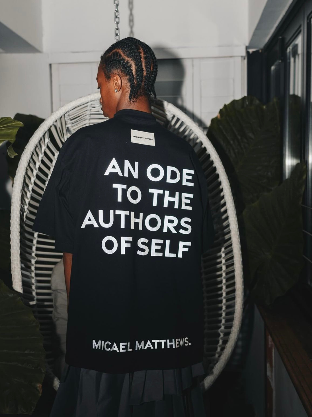 Micael Matthews t-shirt unseen grail oversized t-shirt. local brands south africa. streetwear. men and women.
