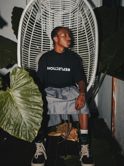 Micael Matthews t-shirt unseen grail oversized t-shirt. local brands south africa. streetwear. men and women.