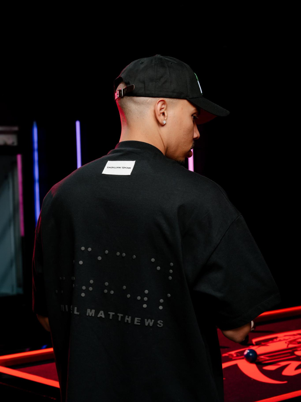 Micael Matthews t-shirt unseen grail oversized t-shirt. local brands south africa. streetwear. men and women.