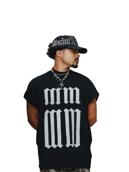 Micael Matthews vest unseen grail oversized vest. local brands south africa. streetwear. men and women.