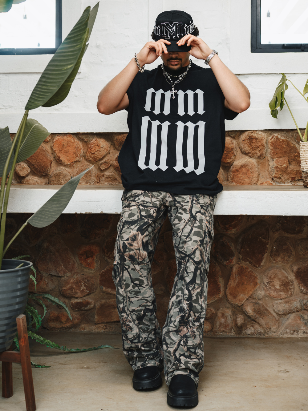 Micael Matthews vest unseen grail oversized vest. local brands south africa. streetwear. men and women.