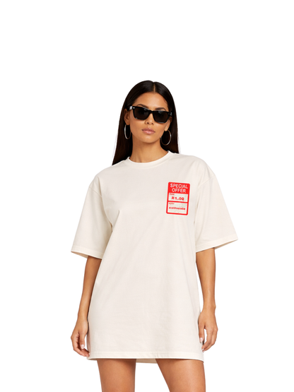 Notivsale oversized t shirt at unseen grail. local brands south africa. streetwear. men and women.