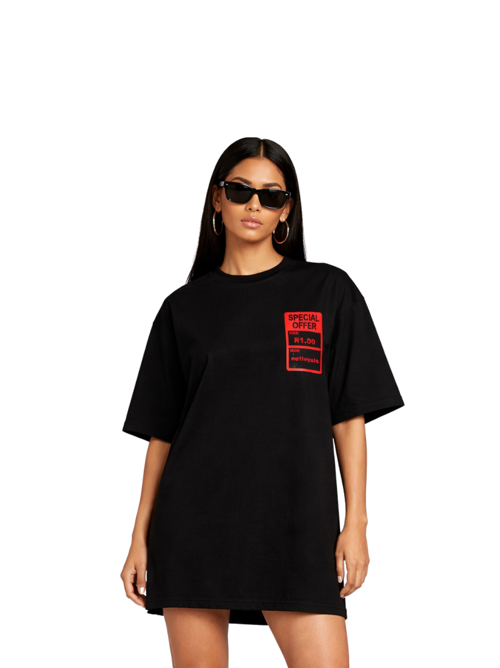Notivsale oversized t shirt at unseen grail. local brands south africa. streetwear. men and women.