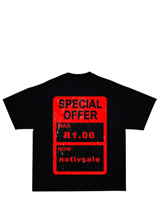 Notivsale oversized t shirt at unseen grail. local brands south africa. streetwear. men and women.
