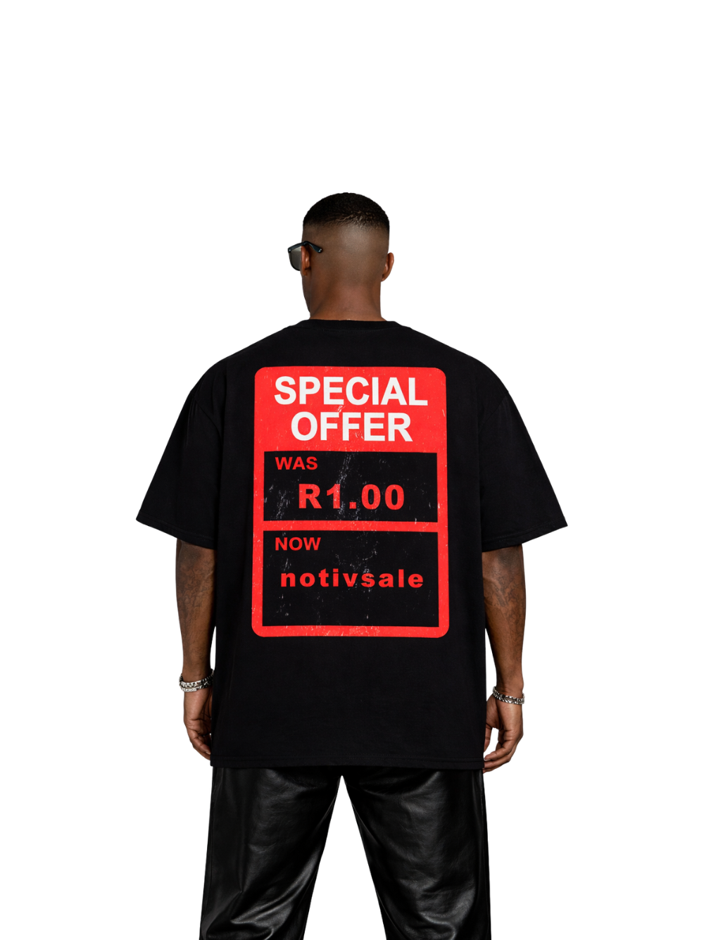 Notivsale oversized t shirt at unseen grail. local brands south africa. streetwear. men and women.38
