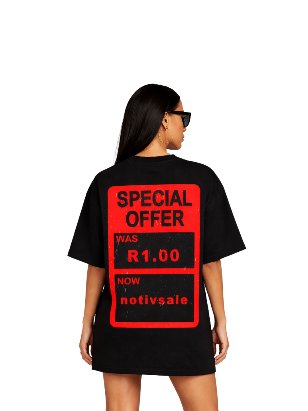 Notivsale oversized t shirt at unseen grail. local brands south africa. streetwear. men and women.40