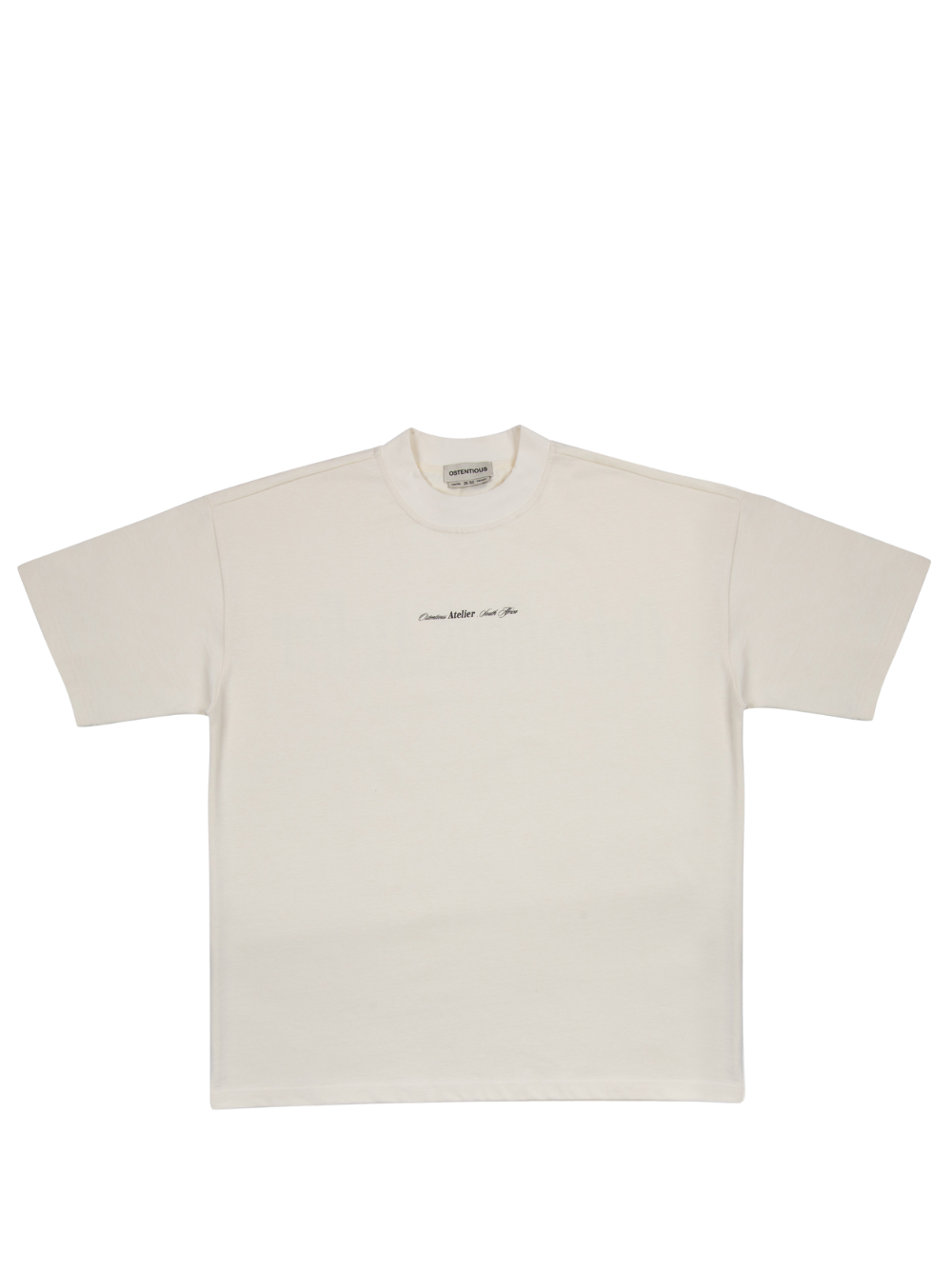 Oversized T-shirt by Ostentious and unseen grail. Graphic cotton t-shirt. local streetwear brands south africa. female and male.