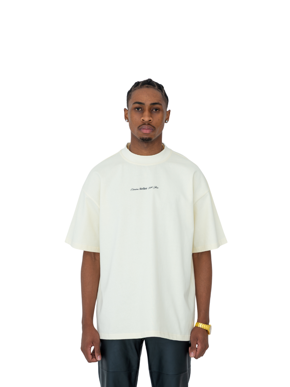 Oversized T-shirt by Ostentious and unseen grail. Graphic cotton t-shirt. local streetwear brands south africa. female and male.