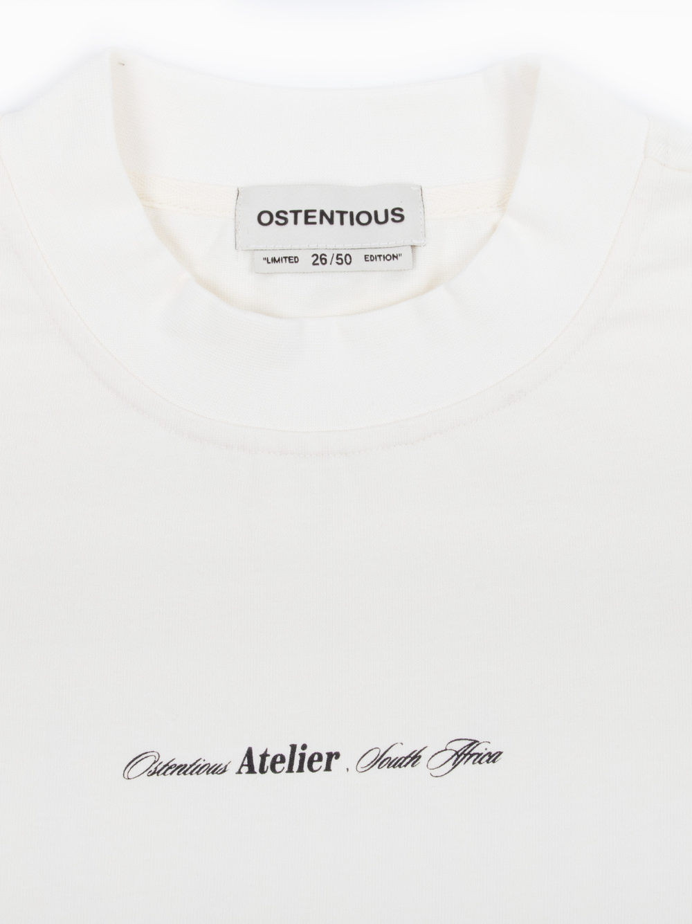 Oversized T-shirt by Ostentious and unseen grail. Graphic cotton t-shirt. local streetwear brands south africa. female and male.
