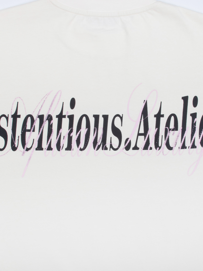Oversized T-shirt by Ostentious and unseen grail. Graphic cotton t-shirt. local streetwear brands south africa. female and male.
